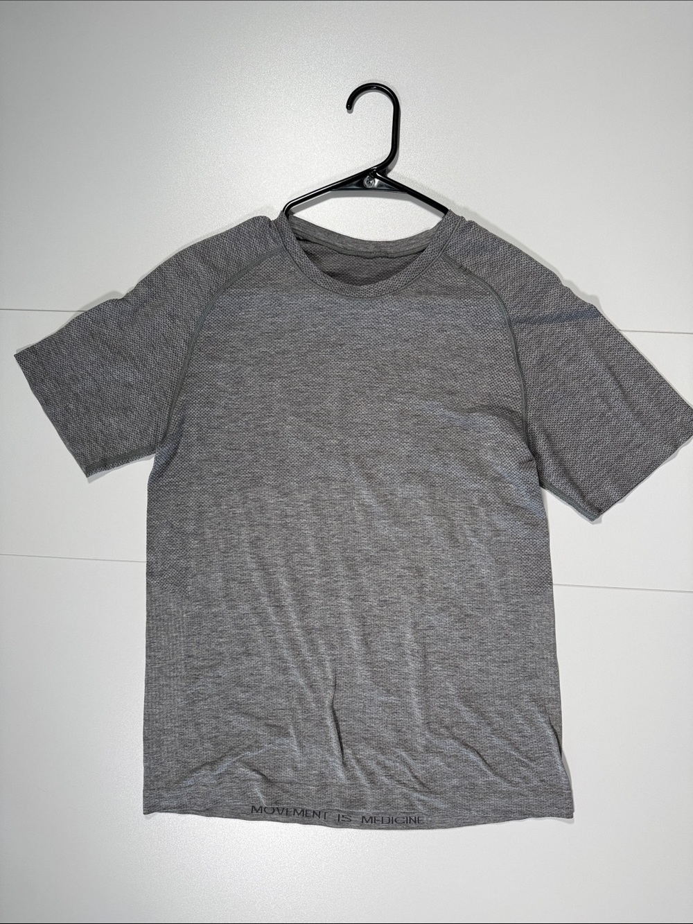 lululemon athletica Heathered Grey Short-Sleeve Training Tee
